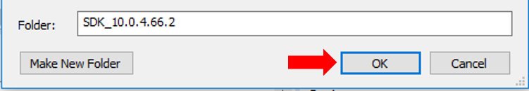 'Select SDK Folder'