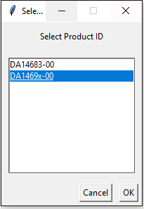 'Generating Product Keys - Selecting Target Family'