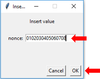'Declaring the Nonce Parameter - Providing a Valid Value'