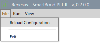 |execApp| Reload Configuration