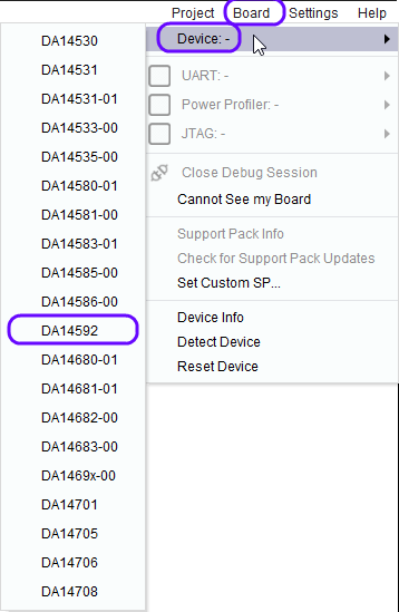 'Select Device'