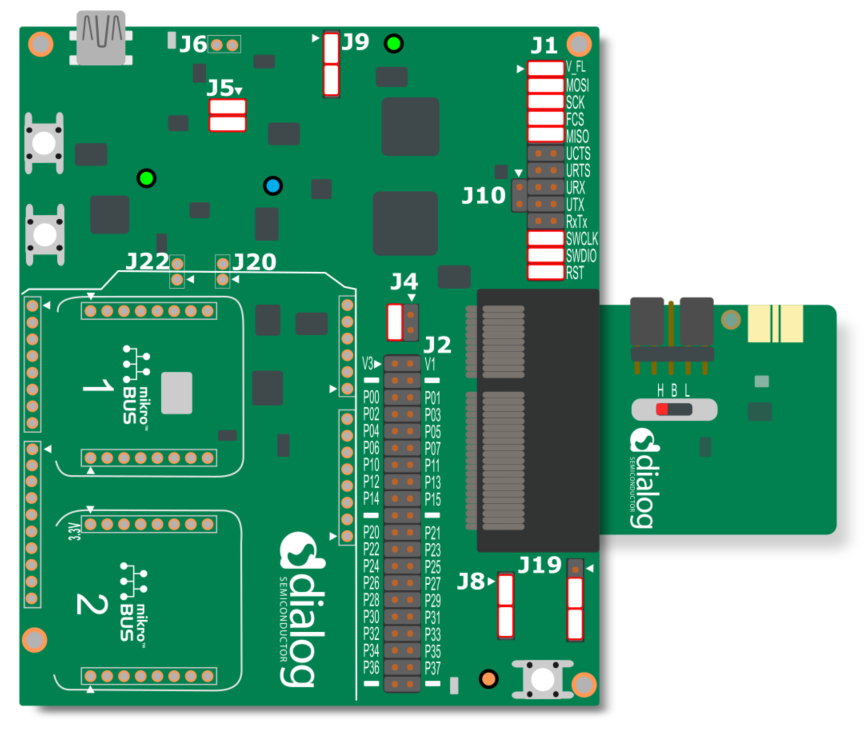 SPI Jtag jumper settings