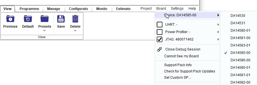 ../_images/secondary-bootloader-Open-SmartSnippets-and-select-the-chip-version.png