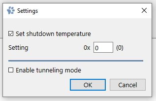 Application settings