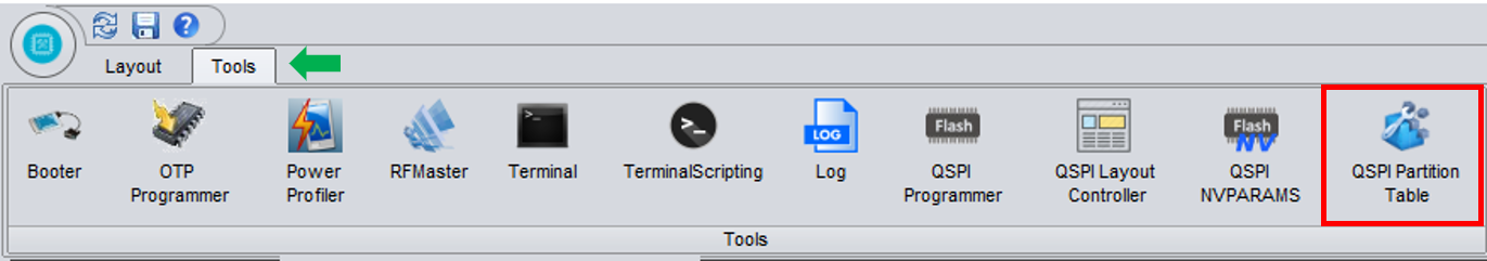 'QSPI Flash Window'